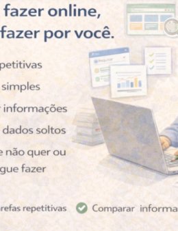 Eu vou ser sua assistente para tarefas online