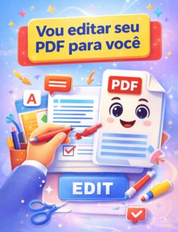 Eu vou editar PDF pra você