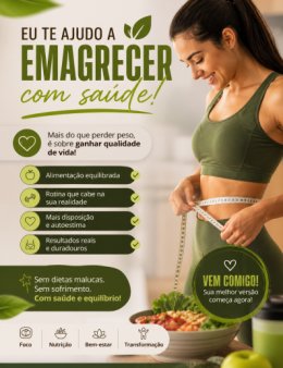 Eu vou te ajudar a emagrecer com saúde!