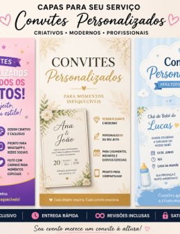 Eu vou Criar convite personalizado digital para qualquer evento