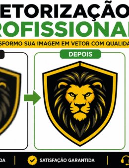 Eu vou vetorizar sua imagem