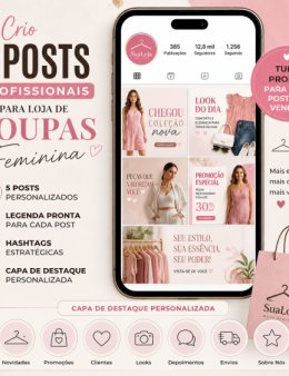 Eu vou criar posts que atraem clientes.