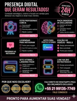 Eu vou te entregar presença digital que vende