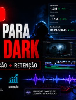 Eu vou criar vídeos para canal dark (YouTube)