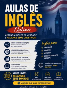 Eu vou te ensinar inglês