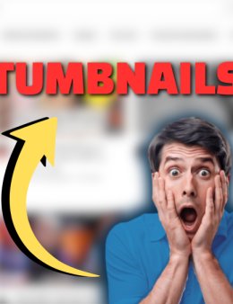 Eu vou criar tumbnail para seu vídeo