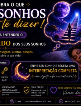 Eu vou interpretar o seu sonho