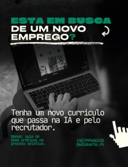 Eu vou ajudar você a consegui um emprego novo