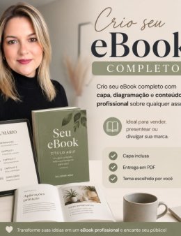 Eu vou  Criar um EBook Profissional sobre Qualquer Tema