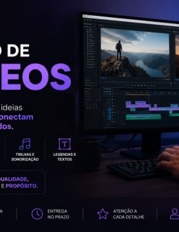 Eu vou editar o seu vídeo!