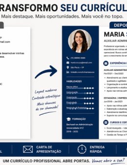 Eu vou te ajudar a montar seu currículo
