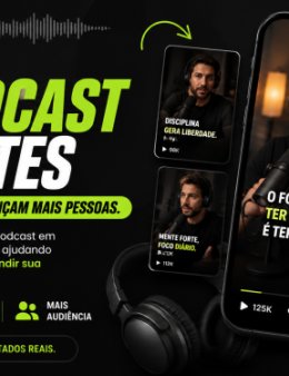 Eu vou fazer cortes do seu podcast