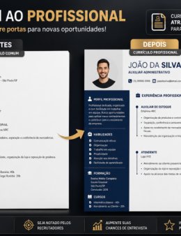 Eu vou criar um currículo profissional