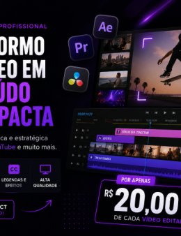 Eu vou Editar o seu vídeo!