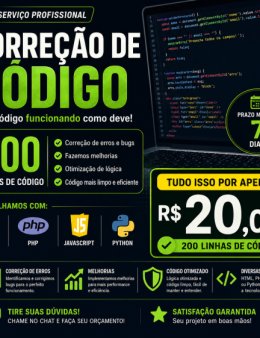 Eu vou Revisar seu codigo.