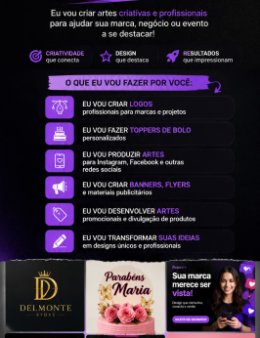 Eu vou oferecer Serviços de Design Gráfico
