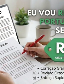 Eu vou revisar o português do seu texto