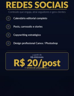 cuidar das suas redes sociais com conteúdo profissional e estratégico