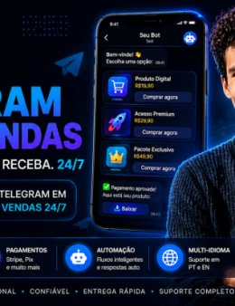 Eu vou criar um bot para o seu Telegram