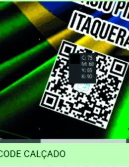 Eu vou transformar QR CODE com preto calçado em Preto 100%