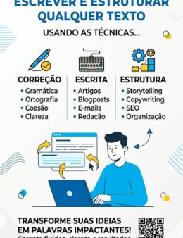 Eu vou corrigir, escrever e estruturar