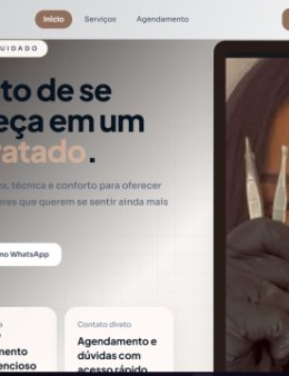 Eu vou cria landing page profissional moderna