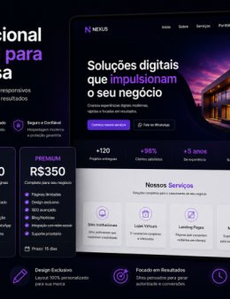 Eu vou criar site profissional para sua empr.