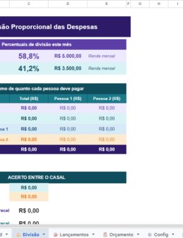 Eu vou criar a planilha que você precisa