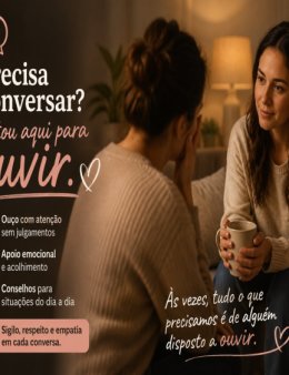 Eu vou ter ouvir e te aconselhar