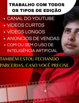 Eu vou Editar seu vídeo profissional