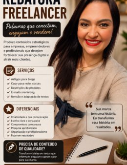 Eu vou fazer textos criativos com resultados