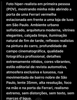 criação de prompts