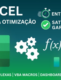 Eu vou criar ou consertar uma planilha Excel