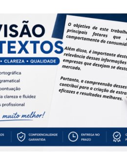 Revisão de Textos – Correção Ortográfica e Gr