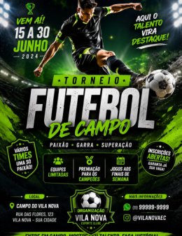 Eu Vou Criar Flyers Esportivos