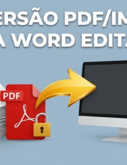 Eu vou converter PDF/JPG para Word editável