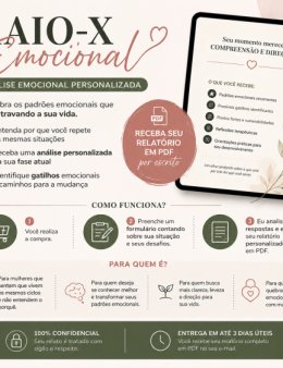 Eu vou enviar Raio-X Emocional Personalizado