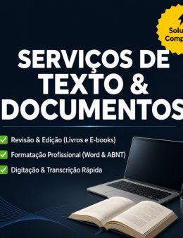 Eu vou editar e revisar o seu documento