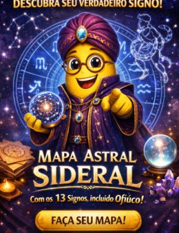 Eu vou fazer o seu mapa astral sideral