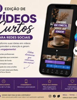 Vou editar vídeos curtos para Instagram, Reels e TikTok