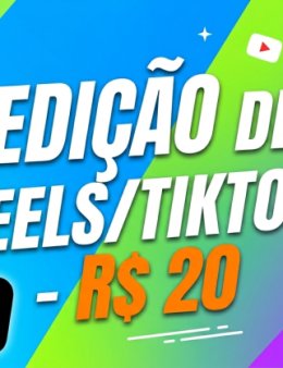 Eu vou editar o seu vídeo curto (Reels..