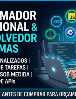 Eu vou desenvolver sistemas e scripts