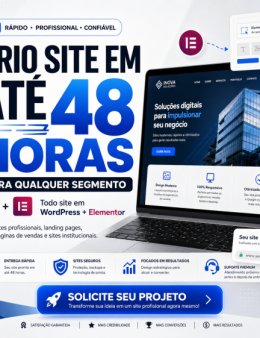 Eu vou criar o site da sua empresa em ate 48 horas