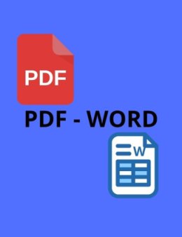 Eu vou digitar PDF/ foto para Word 24h