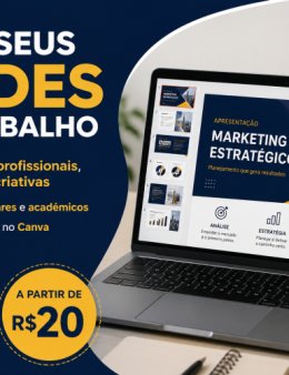 Eu vou fazer seus slides de trabalho