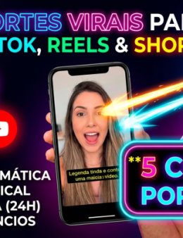 Eu vou criar cortes do seu vídeo para engajar