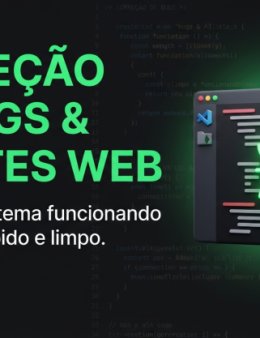 Eu vou corrigir bugs, erros e fazer ajustes no seu site ou sistema web