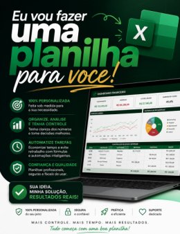 Eu vou Criar uma planilha pra voce!
