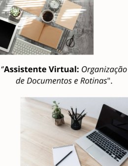 Eu vou organizar seus documentos e rotina