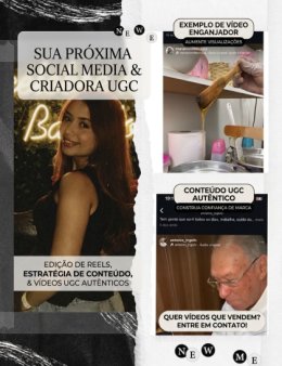 Eu vou criar Reels Estratégicos + UGC